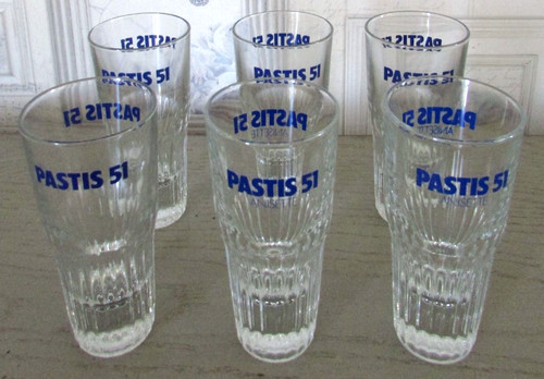 Ensemble verres pastis 51 - 6,