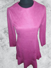 ? Robe évasée- Sfera Collection rose fuchsia effet daim - Taille L ??