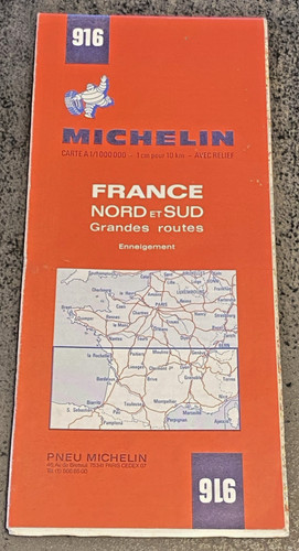 Carte michelin 916 - carte,