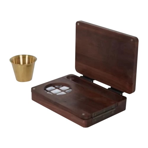 Palette aquarelle bois de - en,