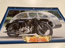 Royal Enfield 500 Bullet J2 1952 Wastonian fiche carte moto passion Atlas