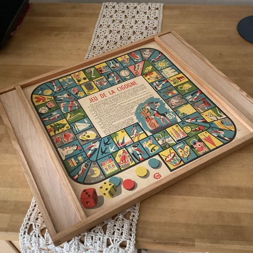 Double jeux ancien - jeux, dames