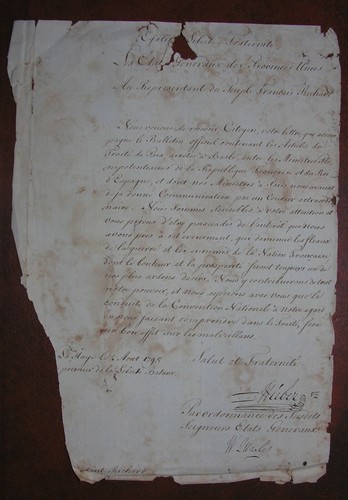 Traité bâle 22 juillet - bâle, (22