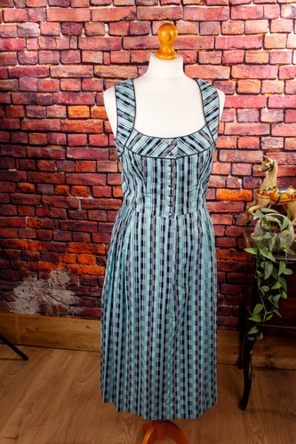 Robe dirndl vintage turquoise - vintage,