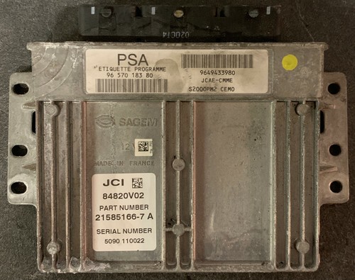Calculateur moteur peugeot - calculateur,
