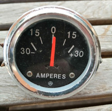 ancien manomètre de batterie Ampères