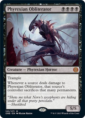 Phyrexian obliterator - phyrexian,