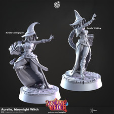 Magicienne Avec Magic Book