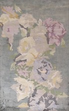 Haute Qualité Laine Moderne/Soie Tapis 1.5x2.4m Remarquable Floral Design Tapis