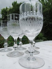 Ancien 6 verres Cristal