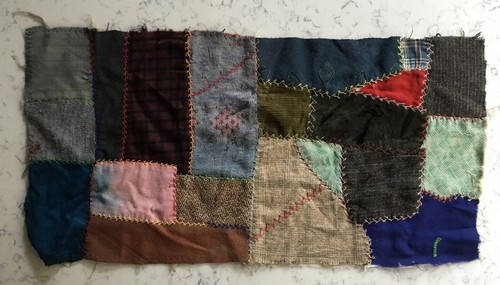 Antique victorian crazy quilt - victorian,