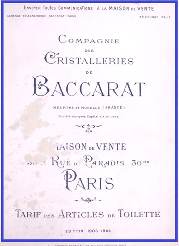 Pdf catalogue cristallerie - pdf,