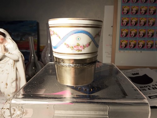 Ancien gobelet porcelaine - en,