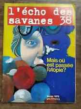 L'ECHO DES SAVANES N°38  1978