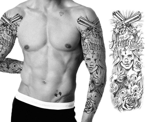 Tatouage éphémère homme - Éphémère,