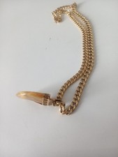 PENDENTIF ORIENTAL GRIFFE DE TIGRE OR 18k  LION  CLAW PENDANT Rare Original