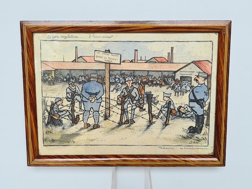 Tableau dessin lithographie - tableau,