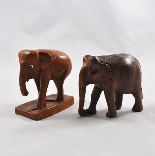 éléphants bois - 2, en