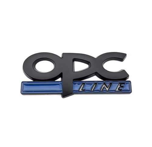 Emblème logo opc line - line, métal