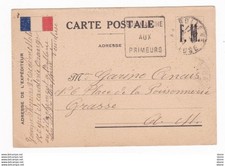 Carte en franchise militaire - 1 drapeau - 1939 1945