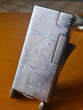 Ancien Briquet Essence MYON Prince Publicité Peugeot voir Photos 