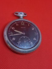 Ancienne montre gousset ZENITH Militaire WW1 WW2 Armee Allemande Fonctionne