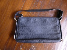 Sac à main Versace cuir, tissu et inox, neuf