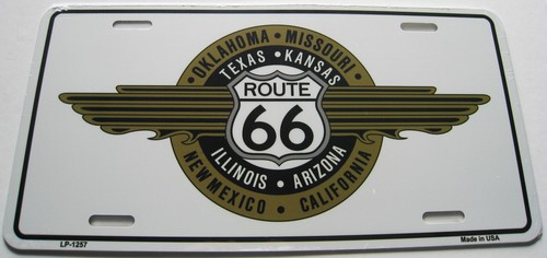 Plaque auto usa route - usa,