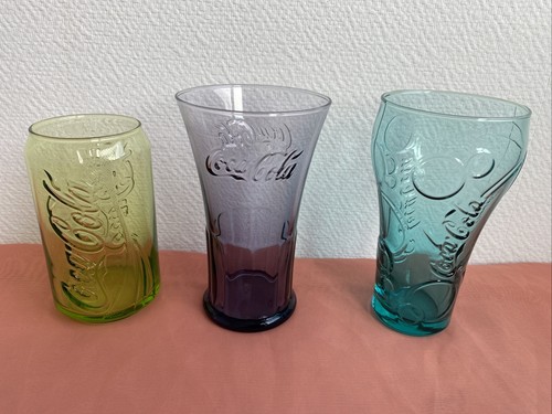 Verres coca couleur - verres,