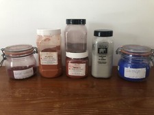 Pigments en poudre Ôkhra et Couleurs du Quai ( lot n°4) Peinture - Pastel