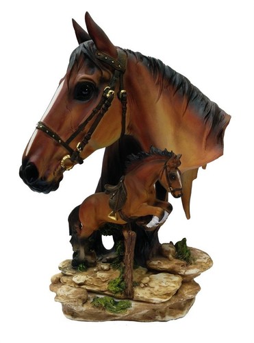 Buste cheval et - de,