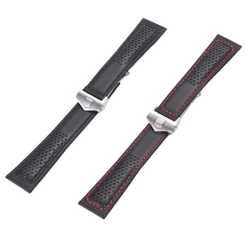 Bracelet cuir 22mm compatible - bracelet,
