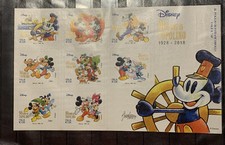 Timbres Italie 90 Ans topolino Disney 