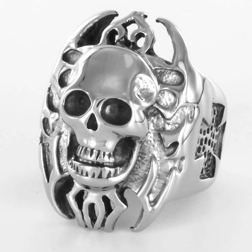 Bague acier patty - patty, cross