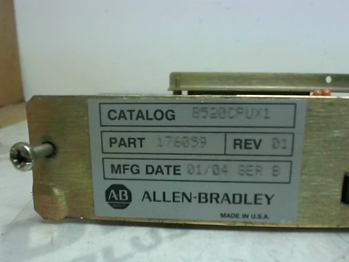 Allen bradley 8520 - bradley, 8520-cpux1/b