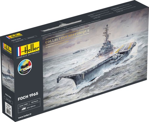 Heller porte avions foch - foch, kit