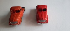 DINKY TOYS    ref 36 A tracteur WILLEME lot de 2 vehicules un rouge un orange