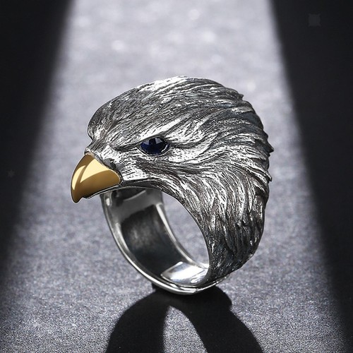 Bague tête oiseau style - bague, d'oiseau,