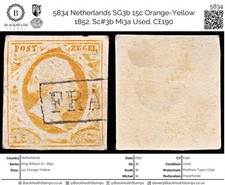 5834 Pays-Bas SG3B 15C