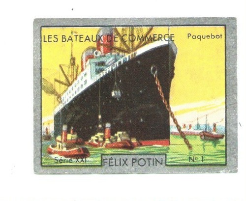 Chromo bateaux commerce - chromo,