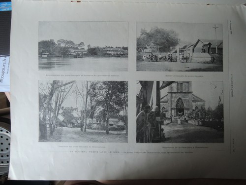Old french magazine 1902 siam - old,