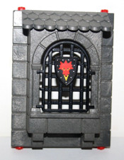 PLAYMOBIL 3269 MUR FENETRE AVANCEE AVEC GRILLE CHATEAU DRAGON ROUGE