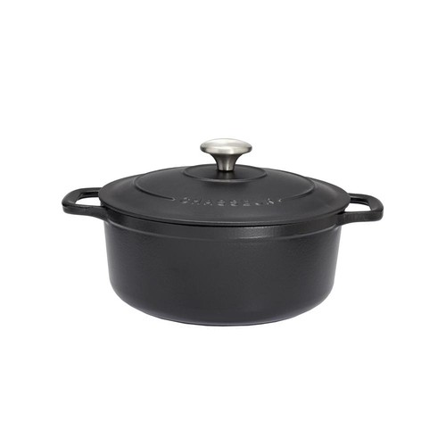 Cocotte ronde noir fonte - cocotte,