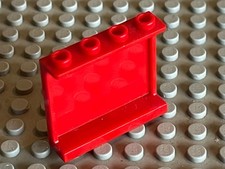 LEGO Red Panel 1 x 4 x 3