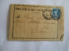 lettre chemins de fer de paris