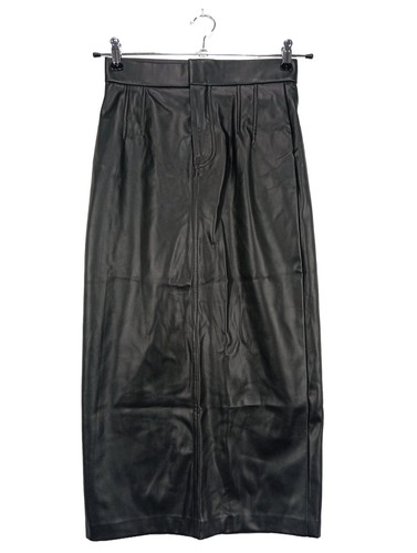 Zara jupe cuir synthétique - jupe,