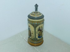 Bierkrug Mettlach Villeroy Boch "Scène De Récolte" Rare !