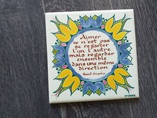 Carreau de faïence de wisques