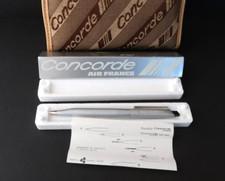 Concorde Air France StyloBille Stylo Ball Pen Metal Etat Neuf + Boite Année 80