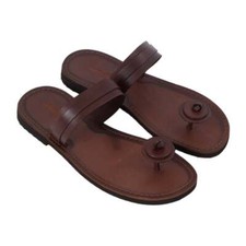 Tongs Homme en Cuir Sandales